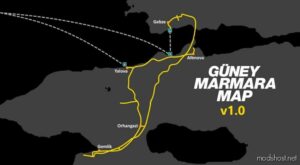 1:3 Güney Marmara Map [1.48] FIX for Euro Truck Simulator 2