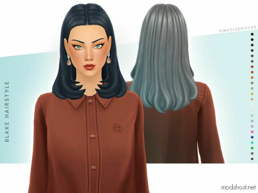 Sims 4 Female Mod: Blake Hairstyle (Featured)