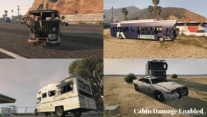 GTA 5 Script Mod: Drive V (Realistic Driving / CAR Handling & Damage + Full DLC Support) V6.9 (Image #3)