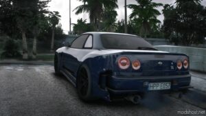 GTA 5 Nissan Vehicle Mod: Skyline GT-R R34 – Beauty Of The SKY Add-On/Replace/Fivem (Image #2)