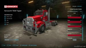 FS22 Kenworth Truck Mod: T659 Tipper V1.1 (Image #2)