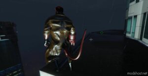 GTA 5 Player Mod: Hellboy Deluxe Addon PED (Image #2)