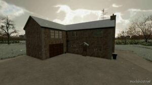 FS22 Placeable Mod: Farmhouse With Garage (Featured)