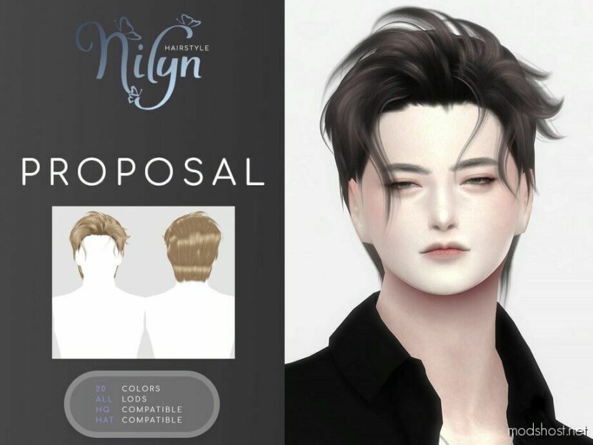 Sims 4 Male Mod: Proposal Hair (Featured)