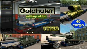 Military Addon For Ownable Trailer Goldhofer V1.4.13 for Euro Truck Simulator 2
