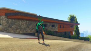 GTA 5 Player Mod: Green Bunny (Image #3)