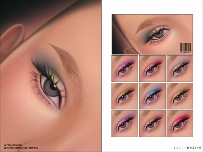 Sims 4 Female Makeup Mod: Eyeshadow N246 (Featured)