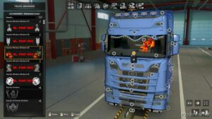 ETS2 Scania Part Mod: Window Stickers (Image #2)