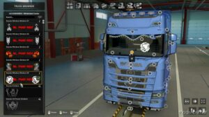 ETS2 Scania Part Mod: Window Stickers (Image #3)