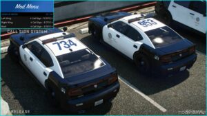 GTA 5 Vehicle Mod: Police Bravado Buffalo S Add-On / Fivem | Extras | Tuning | Call Sign System V1.4 (Image #4)