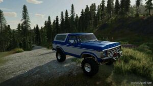 FS22 Ford Car Mod: Bronco Custom 1978 V2.0 (Image #2)