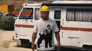 GTA 5 Player Mod: Fraklin Breaking BAD T-Shirt Pack (Image #3)