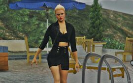 GTA 5 Player Mod: Wwe-Lana Add-On PED / Fivem (Image #3)