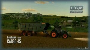 FS22 Trailer Mod: Landbauer Cargo 45 V1.1 (Image #4)