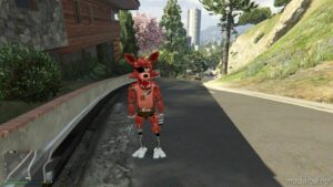 GTA 5 Player Mod: Foxy – Fnaf Add-On PED (Image #5)