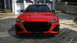 GTA 5 Audi Vehicle Mod: 2021 Audi RS6-R ABT Add-On | Tuning | Animated | Vehfuncs V V5.0.0.1 (Image #2)