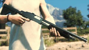 GTA VI Style Pump Shotgun [Replace | Animated | Tints | Lore-Friendly] for Grand Theft Auto V