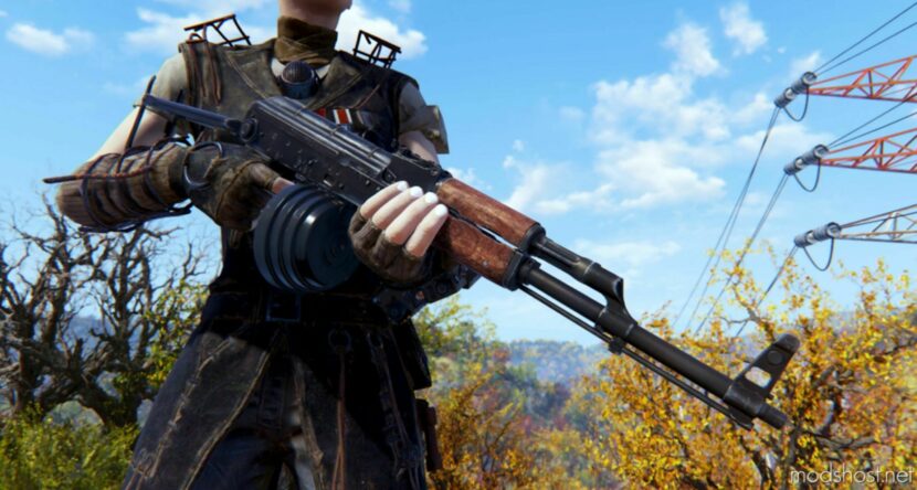 MWR Handmade Rifle Replacer for Fallout 76