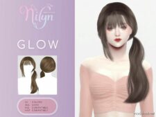 Glow Hair for Sims 4