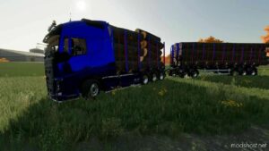 FS22 Volvo Truck Mod: FH16 Wood With Autoload (Featured)