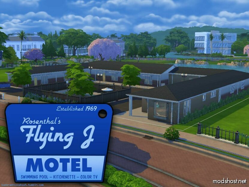 Flying J Motel for Sims 4