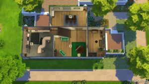 Sims 4 House Mod: Modern Monolith – ECO Lifestyle Residential LOT (Image #10)