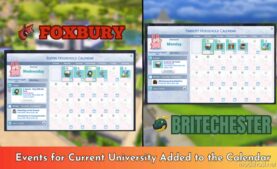 Sims 4 Mod: University Events – Calendar And Notifications (Image #3)