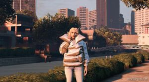 GTA 5 Player Mod: Chromina Jacket For MP Female (Image #2)