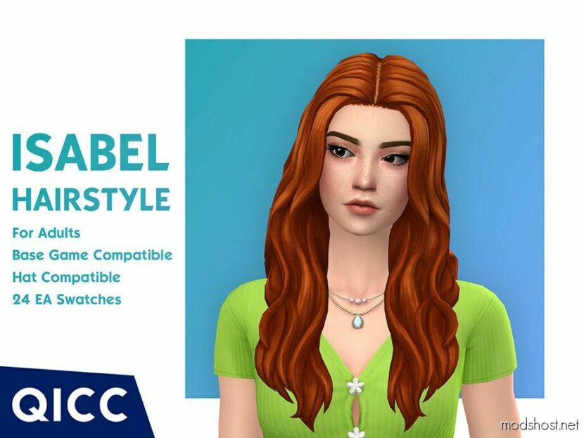 Isabel Hair [Patreon] for Sims 4