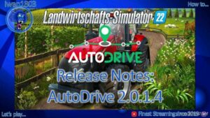 Autodrive V2.0.1.4 for Farming Simulator 22