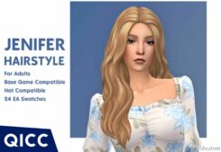 Jenifer Hair for Sims 4
