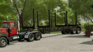 FS22 Mod: Lizard LOG Trailer 45FT (Image #3)