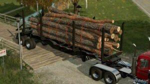 FS22 Mod: Lizard LOG Trailer 45FT (Image #4)