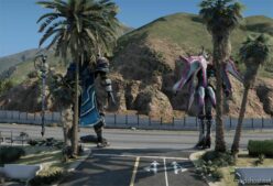 Pink Mech + Victor for Grand Theft Auto V