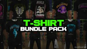 Streetwear T-Shirt Pack For Male (Fivem Ready) for Grand Theft Auto V