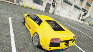 GTA 5 Lamborghini Vehicle Mod: Murcielago SV Liberty Walk (Image #3)