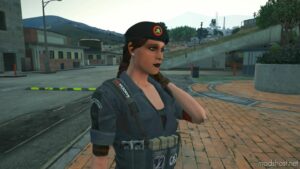 GTA 5 Player Mod: R6 Siege: Caveira Addon-Ped (Image #4)