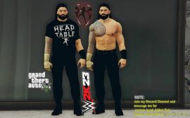 Wwe-Roman Reigns (2K23)[Add-On PED / Fivem] for Grand Theft Auto V