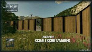 FS22 Placeable Mod: Landbauer Soundproof Wall (Image #4)