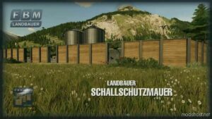 FS22 Placeable Mod: Landbauer Soundproof Wall (Image #7)