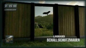 FS22 Placeable Mod: Landbauer Soundproof Wall (Image #8)