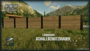 FS22 Placeable Mod: Landbauer Soundproof Wall (Image #10)