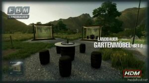 FS22 Placeable Mod: Garden Furniture SET 1 (Image #7)