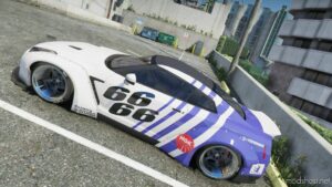 GTA 5 Nissan Vehicle Mod: Skyline GT-R35 Liberty Walk (Image #2)