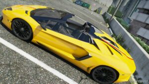 GTA 5 Roadster Vehicle Mod: Lamborghini Aventador S Roadster (Image #2)