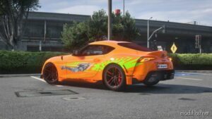 GTA 5 Toyota Vehicle Mod: 2020 Toyota Supra A90 Add-On | Template | Wheels | Tuning V1.5 (Featured)