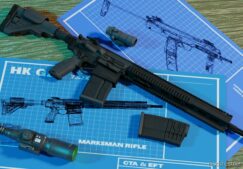 GTA 5 Weapon Mod: HK G28 DMR Replace (Featured)