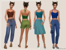 Sims 4 Everyday Clothes Mod: Romantic TOP (Image #2)