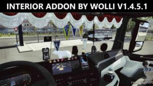 Interior Addon V1.4.5.1 for Euro Truck Simulator 2