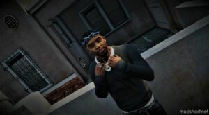 GTA 5 Player Mod: KVK Chain For Franklin (Image #2)